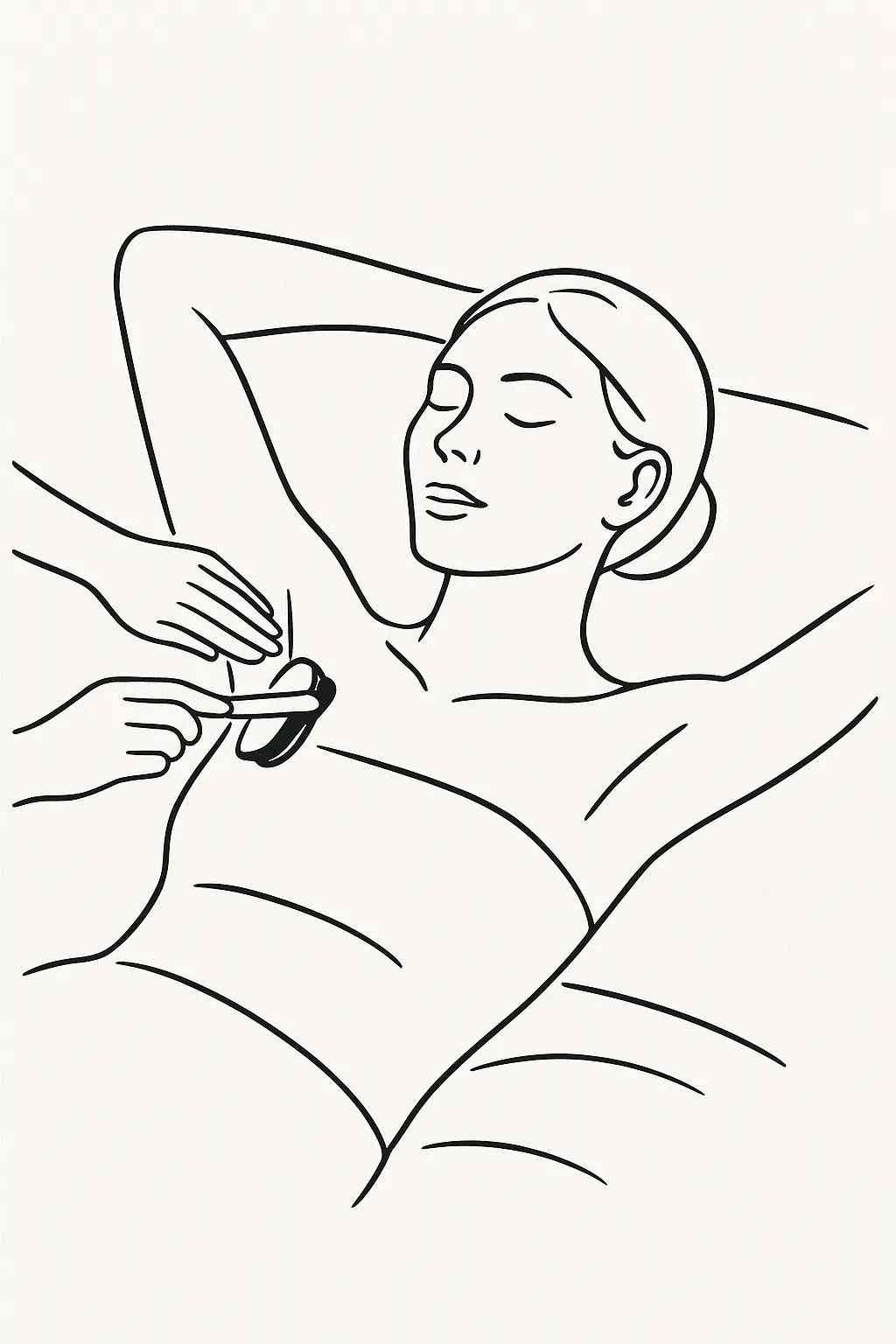 Ontspanning en comfort tijdens waxbehandeling
