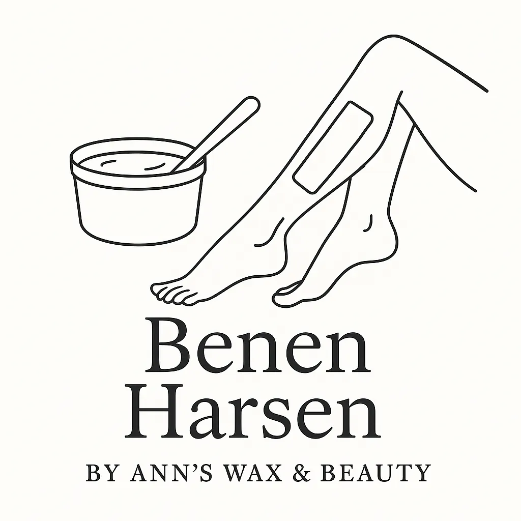 Applicatie van professionele hars op de benen