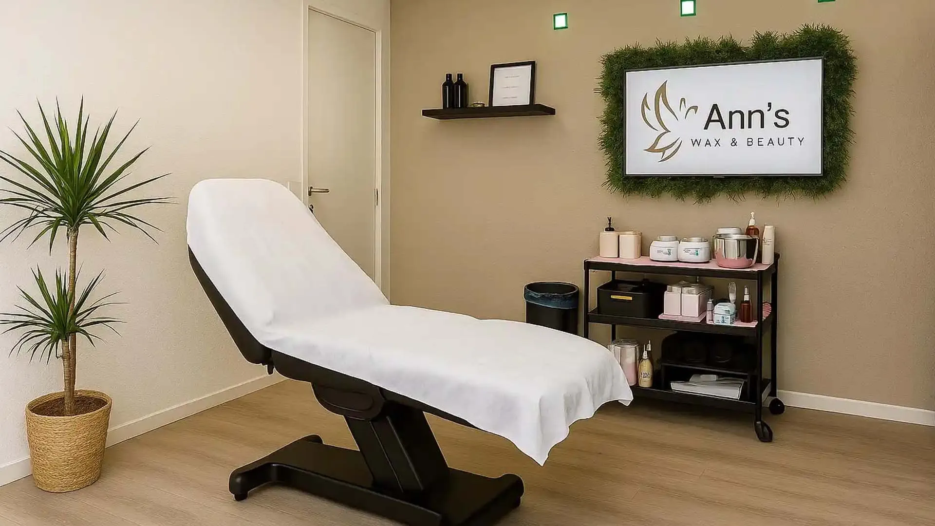 De professionele en gastvrije salon van Ann's Wax & Beauty